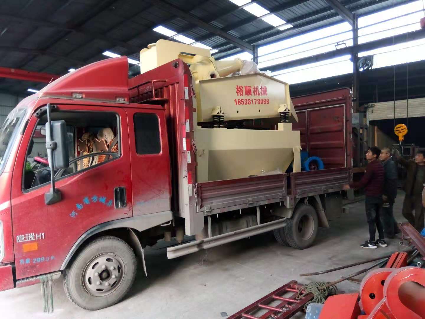 發(fā)往南陽(yáng)的350細(xì)沙回收機(jī)